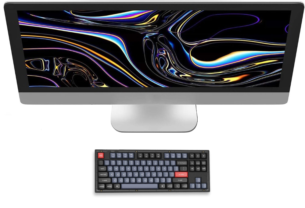 TKL 80% Layout Custom Wired Mechanical Keyboard - KeysCaps