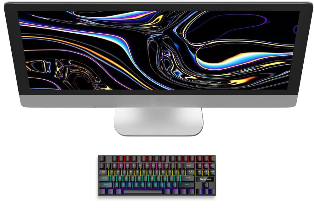 Wired Gaming Mechanical Colorful RGB Keyboard - KeysCaps