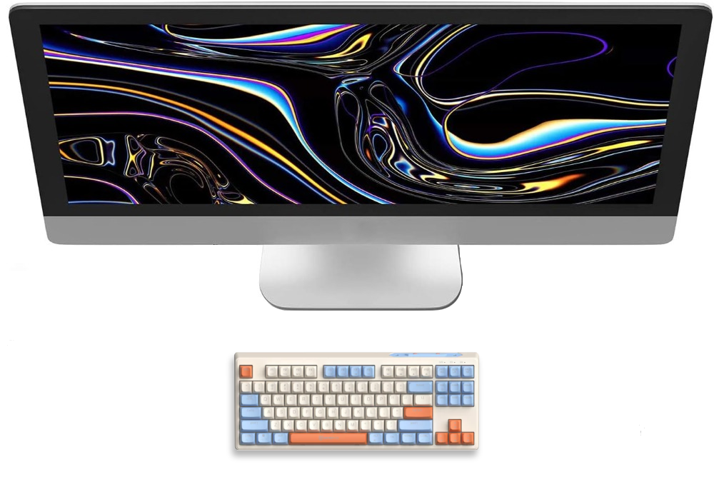 Wireless Mechanical Keyboard 2.4G Bluetooth Hot-Swappable RGB Backlit - KeysCaps