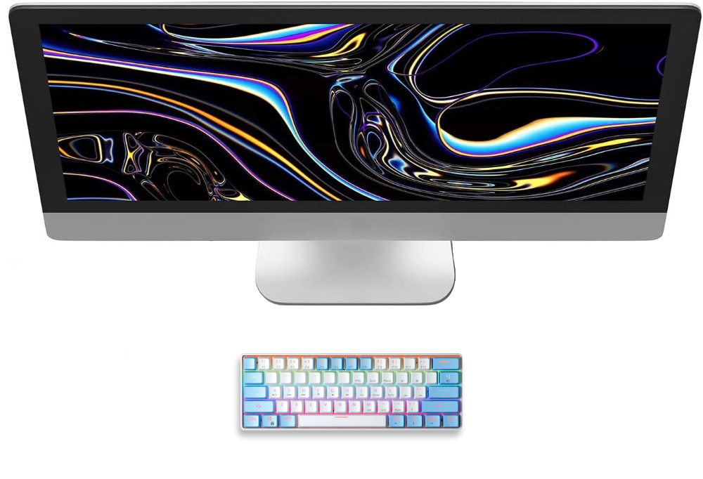 Gaming Mechanical Keyboard Detachable Cable RGB Backlit Hot Swappable - KeysCaps