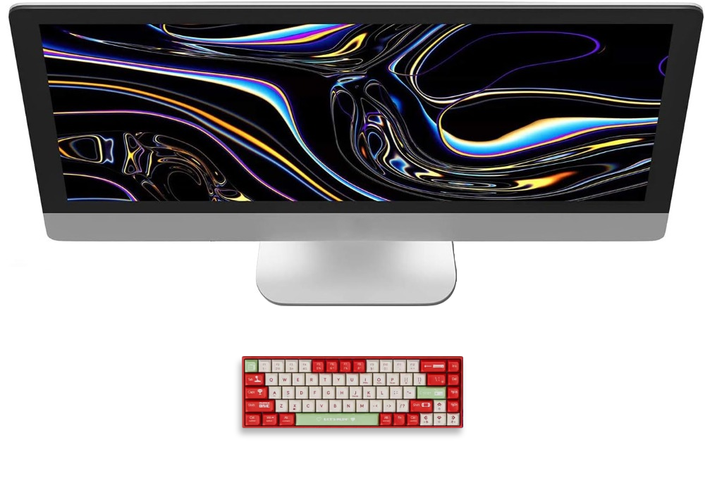 Mechanical Keyboard Gaming Wired Compact 68 Keys - KeysCaps