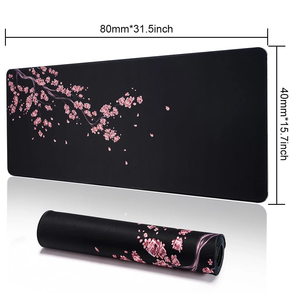 Gaming Mouse Pad, Mouse Pad with Stitched Edges and Non-Slip Rubber Base, Extended Mouse Pad - Keys Caps