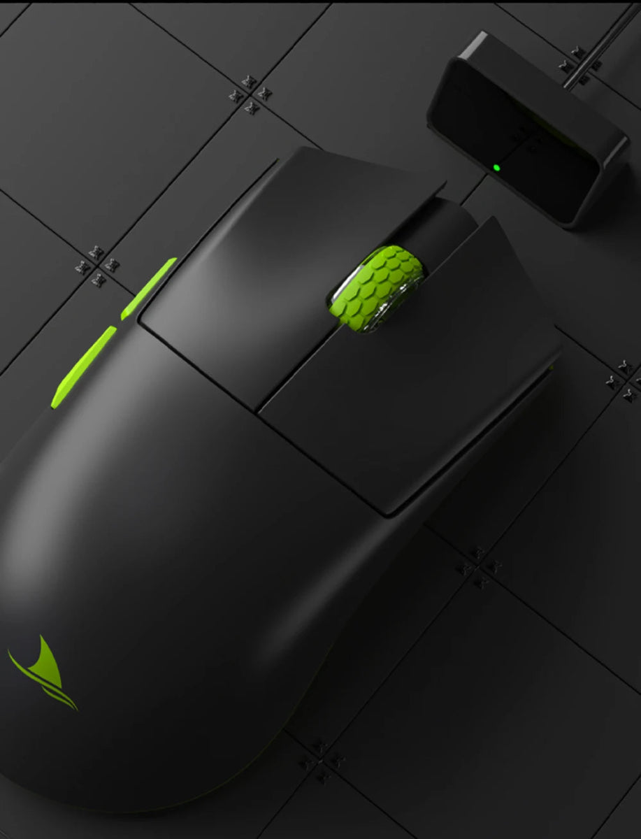 4KHZ Wireless Bluetooth Gaming Mouse Micro Switch - Keys Caps