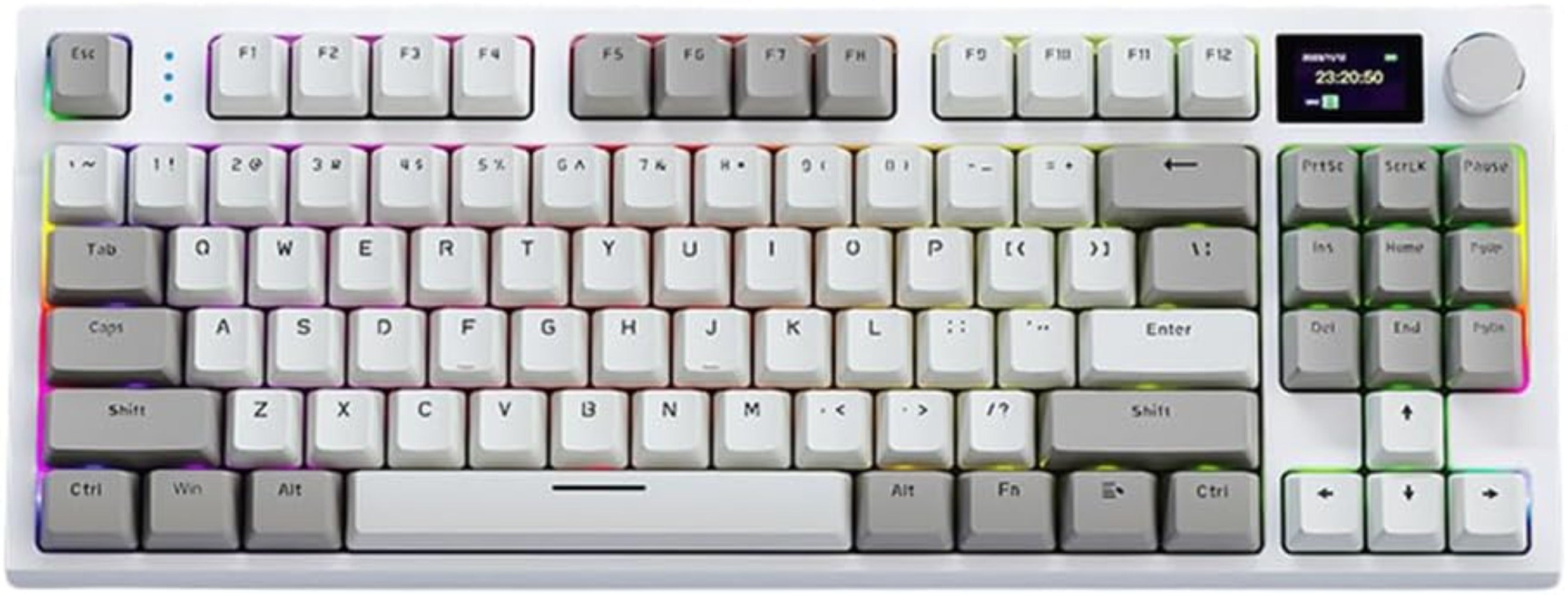 Wireless Hot-Swappable Mechanical Keyboard 2.4g With Display Screen - KeysCaps