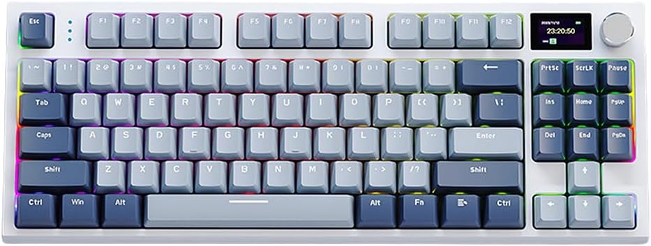 Wireless Hot-Swappable Mechanical Keyboard 2.4g With Display Screen - KeysCaps