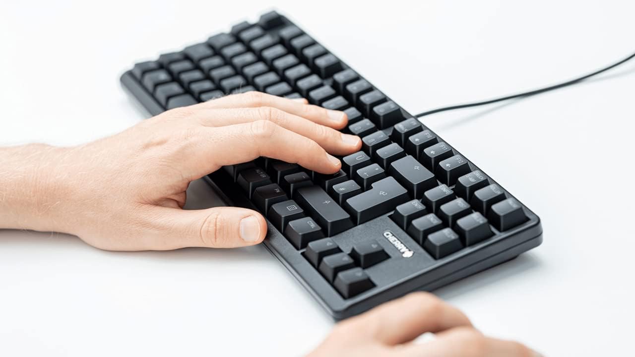 RGB Mechanical Keyboard with MX Red Silent Gold-Crosspoint Key switches - KeysCaps