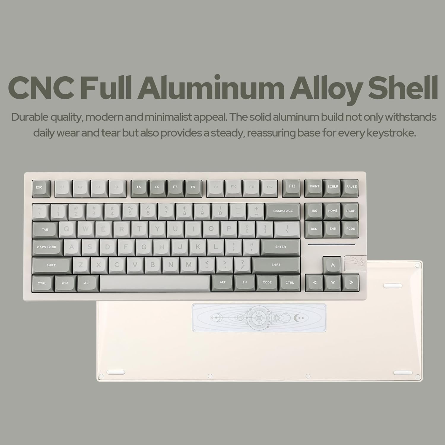 Gaming Wireless Mechanical Keyboard Aluminum Alloy Hot-Swappable Gasket-Mounted - KeysCaps