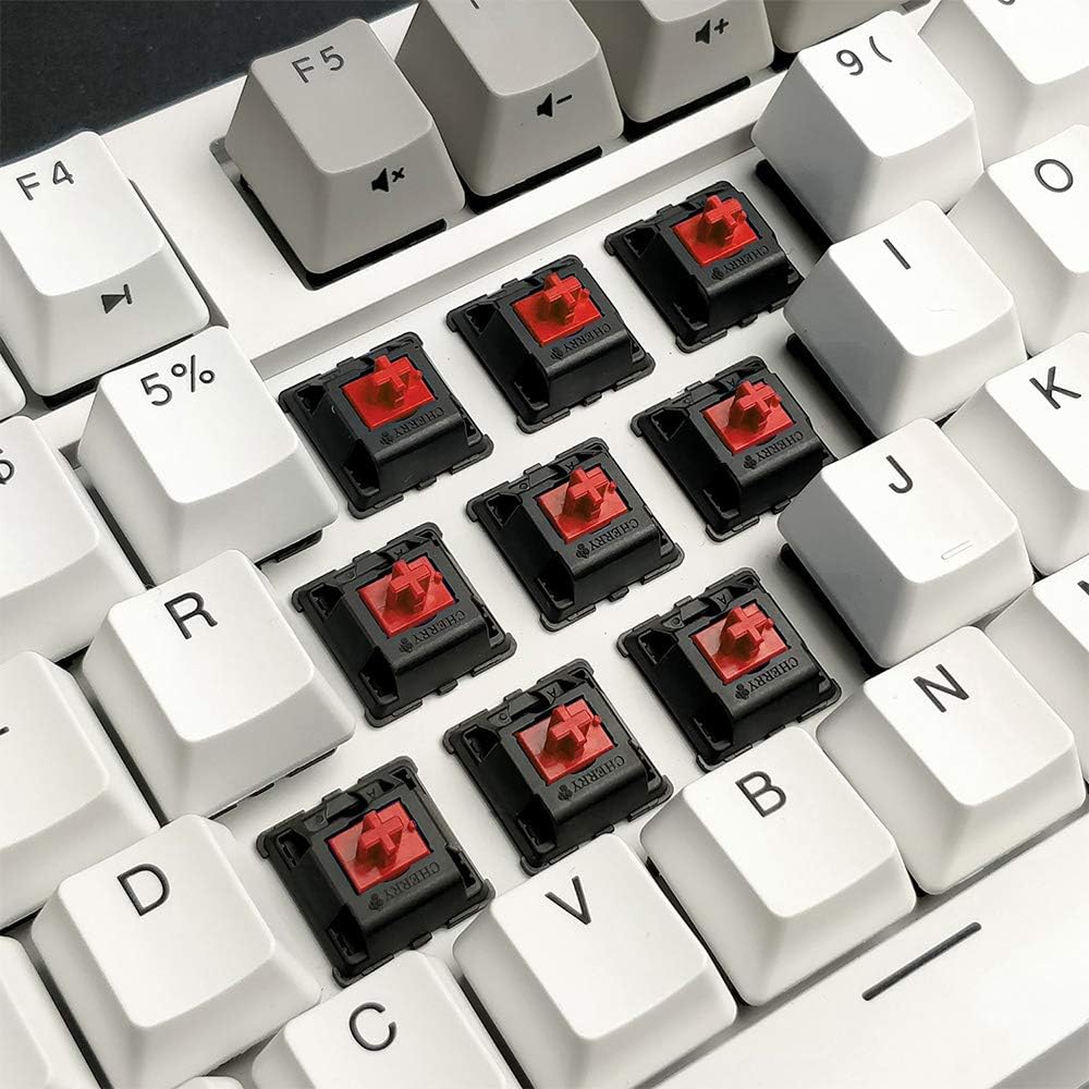Wired Mechanical Gaming Keyboard - 87 Key - Double Shot PBT - KeysCaps