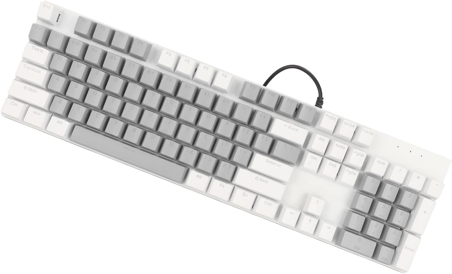 Linear Backlit Wired Mechanical Gaming Keyboard - KeysCaps