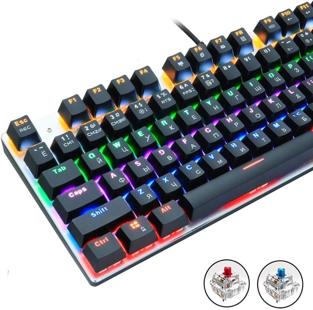 Gaming RGB Mechanical Keyboard - KeysCaps
