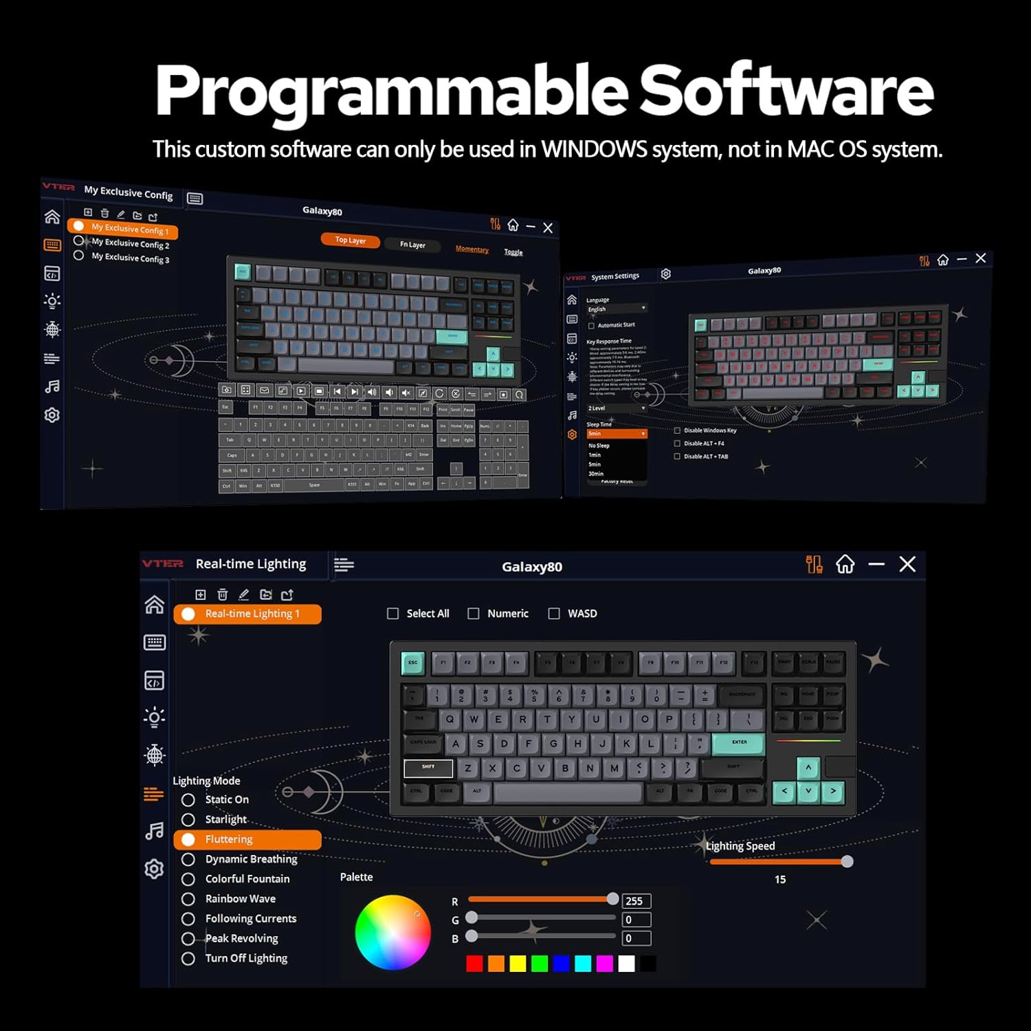Gaming Wireless Mechanical Keyboard Aluminum Alloy Hot-Swappable Gasket-Mounted - KeysCaps