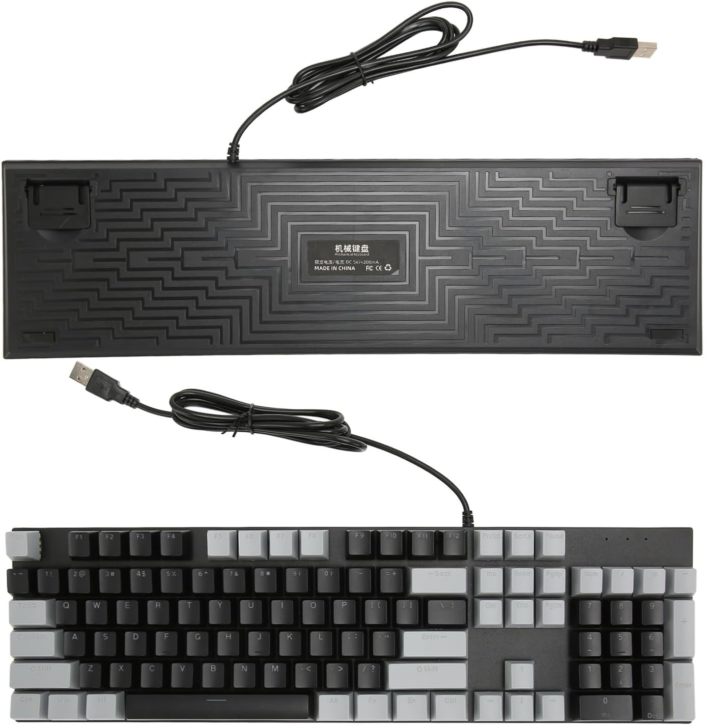 Linear Backlit Wired Mechanical Gaming Keyboard