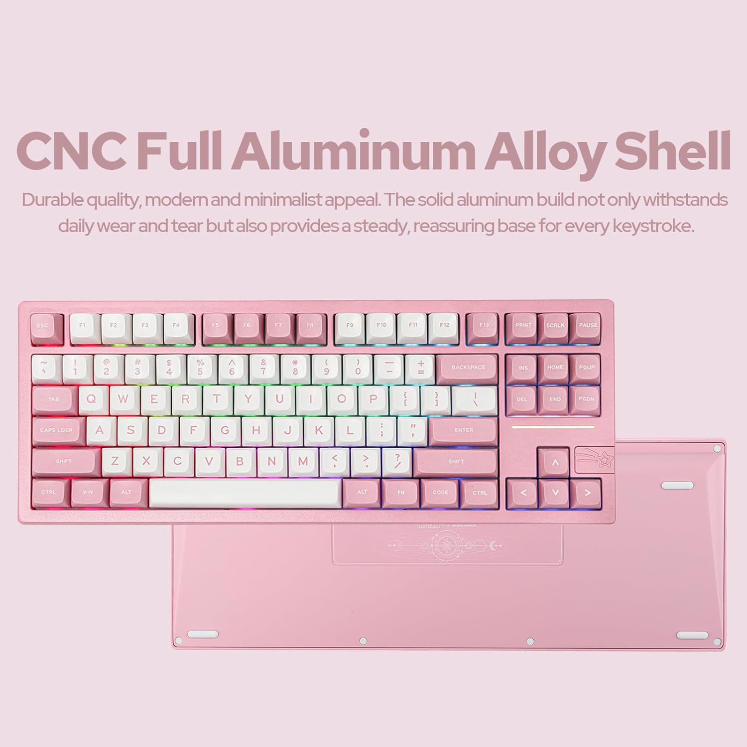 Gaming Wireless Mechanical Keyboard Aluminum Alloy Hot-Swappable Gasket-Mounted - KeysCaps