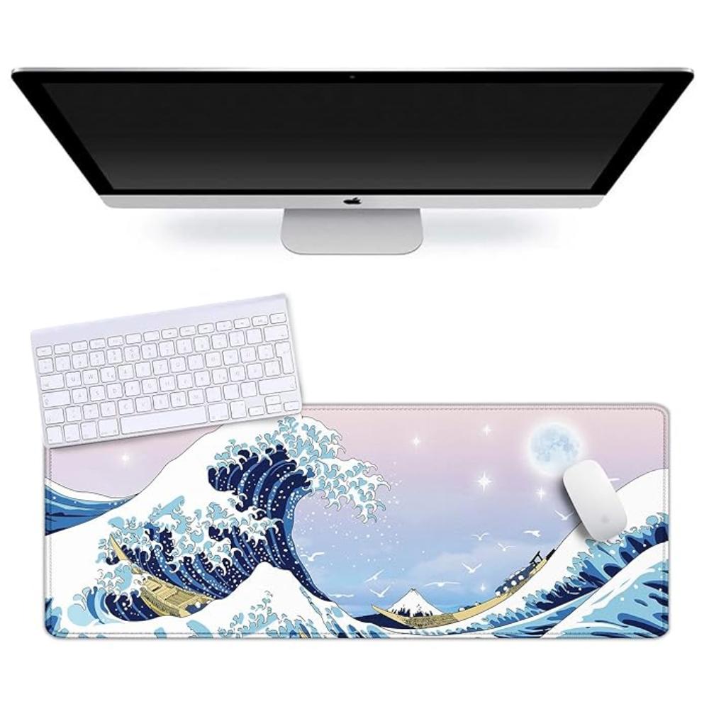 Large Extended Gaming Mouse Pad Stitched Non-Slip - KeysCaps