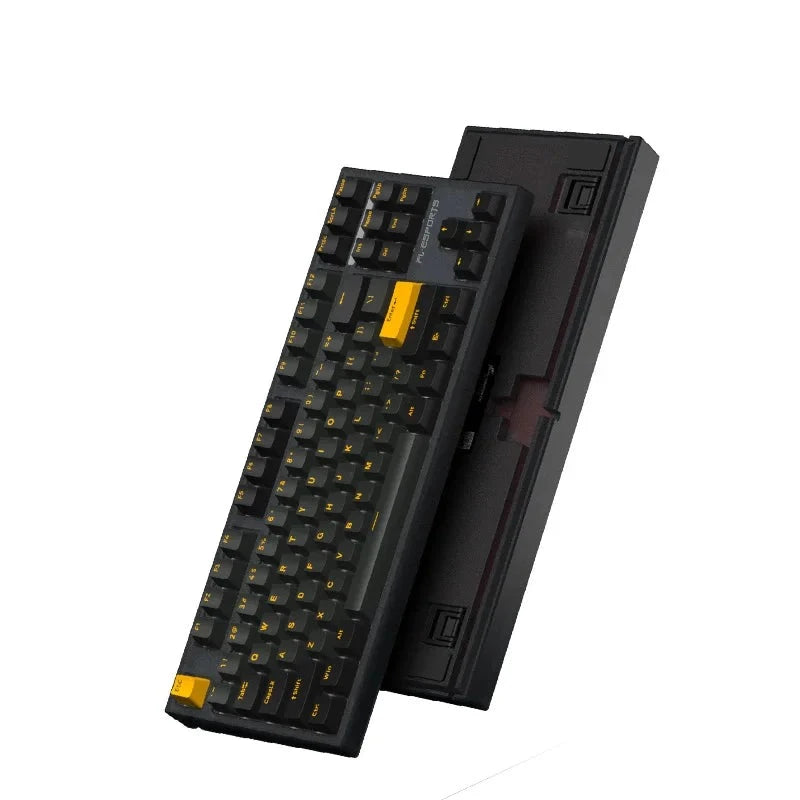 Wired Mechanical Keyboard RGB Backlight Hot-swap 87 PBT Keycaps - KeysCaps