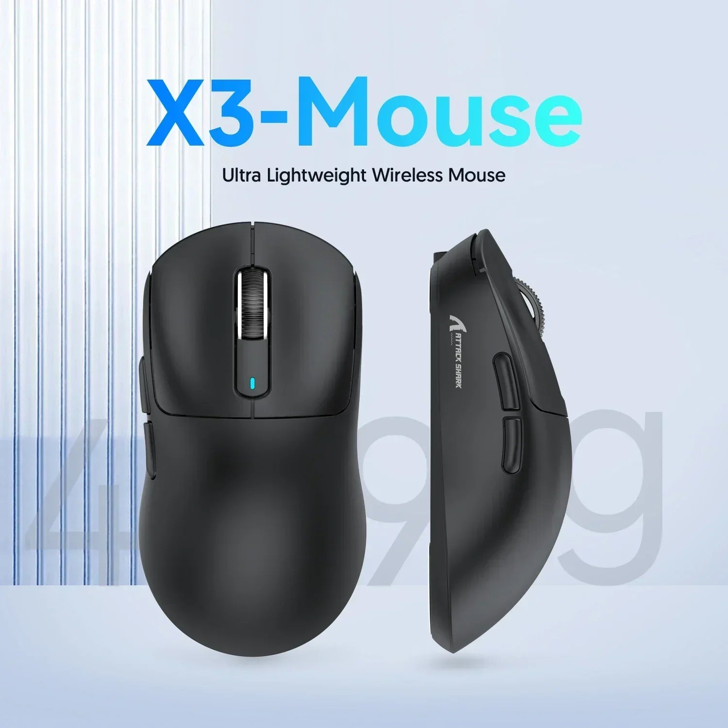 Lightweight Bluetooth Gaming Mouse Tri-Mode 49g - KeysCaps