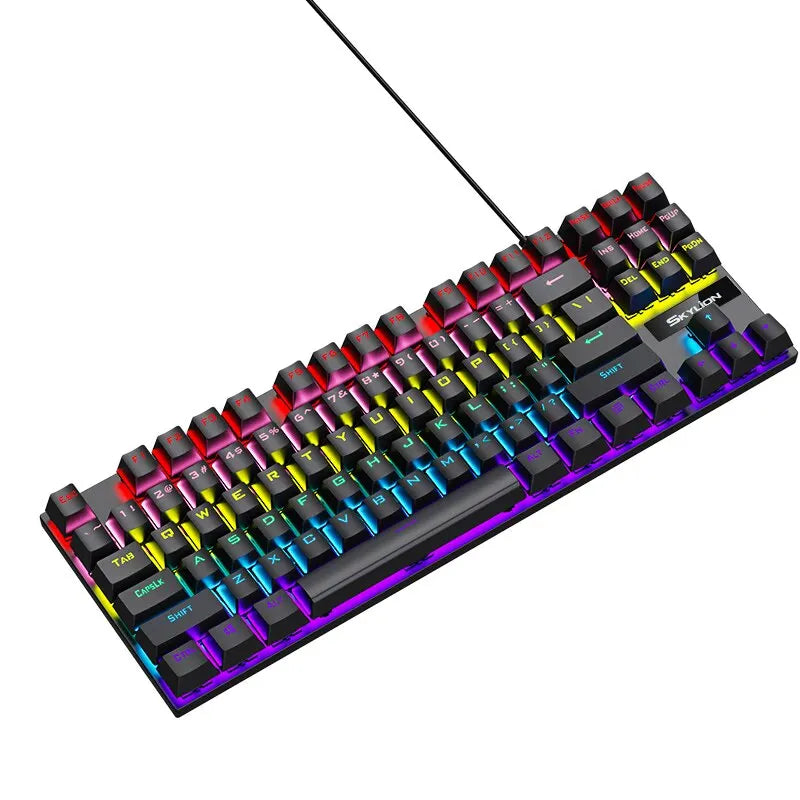 Wired Gaming Mechanical Colorful RGB Keyboard - KeysCaps