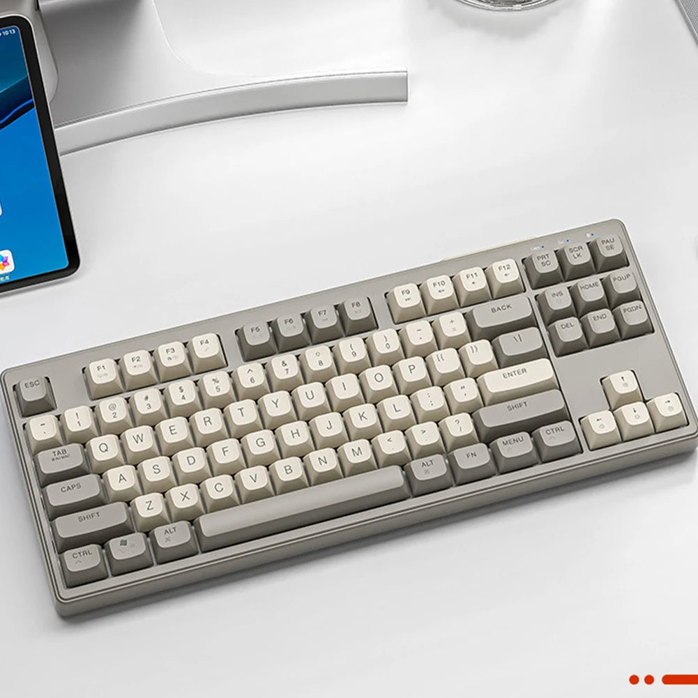 Wireless Mechanical Keyboard 2.4G Bluetooth Hot-Swappable RGB Backlit - KeysCaps