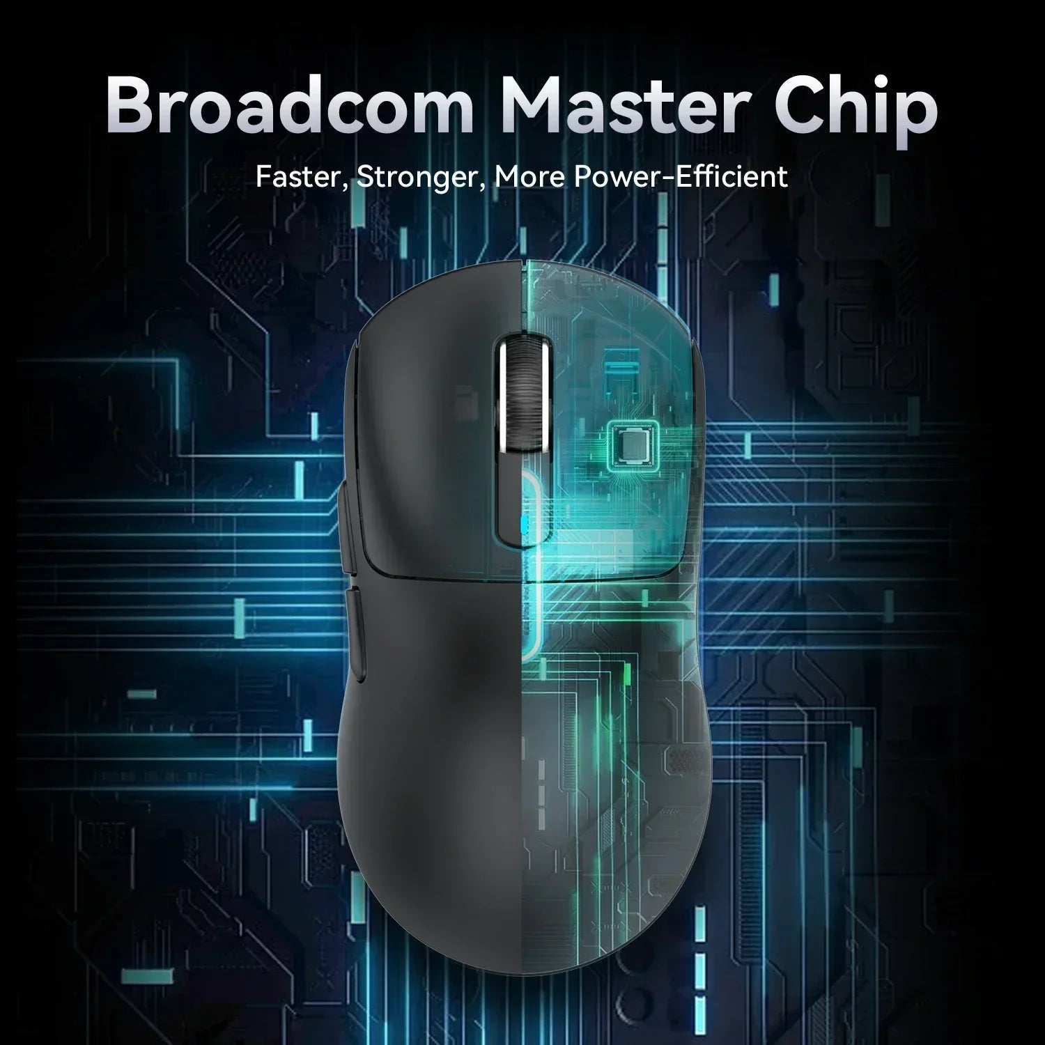Wireless Gaming Mouse Tri-Mode Bluetooth Lightweight - KeysCaps