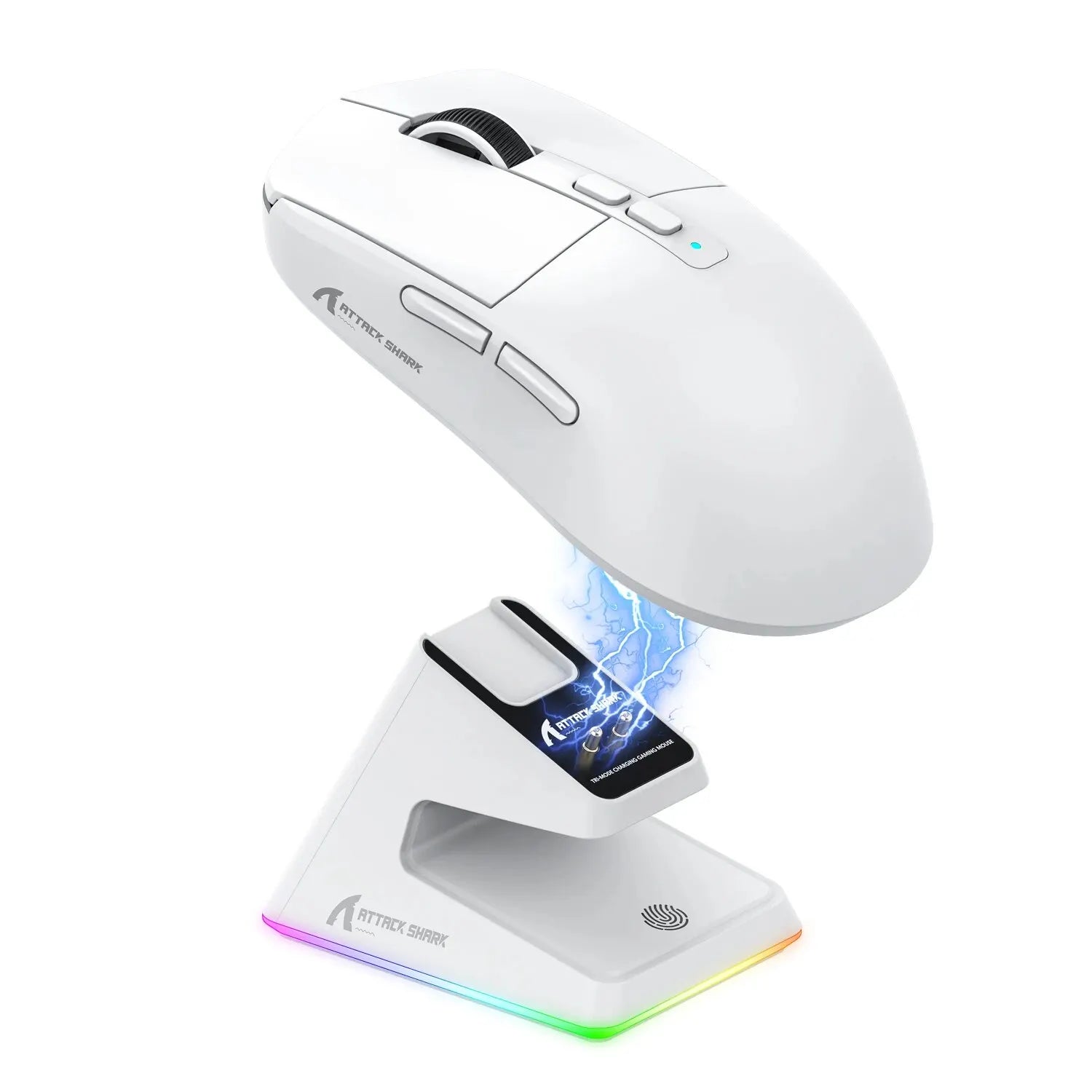 Lightweight Wireless Gaming Mouse with 3 Mode 2.4G BT5.2 RGB Backlight - KeysCaps