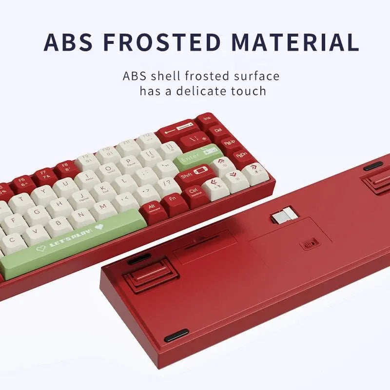 Mechanical Keyboard Gaming Wired Compact 68 Keys - KeysCaps