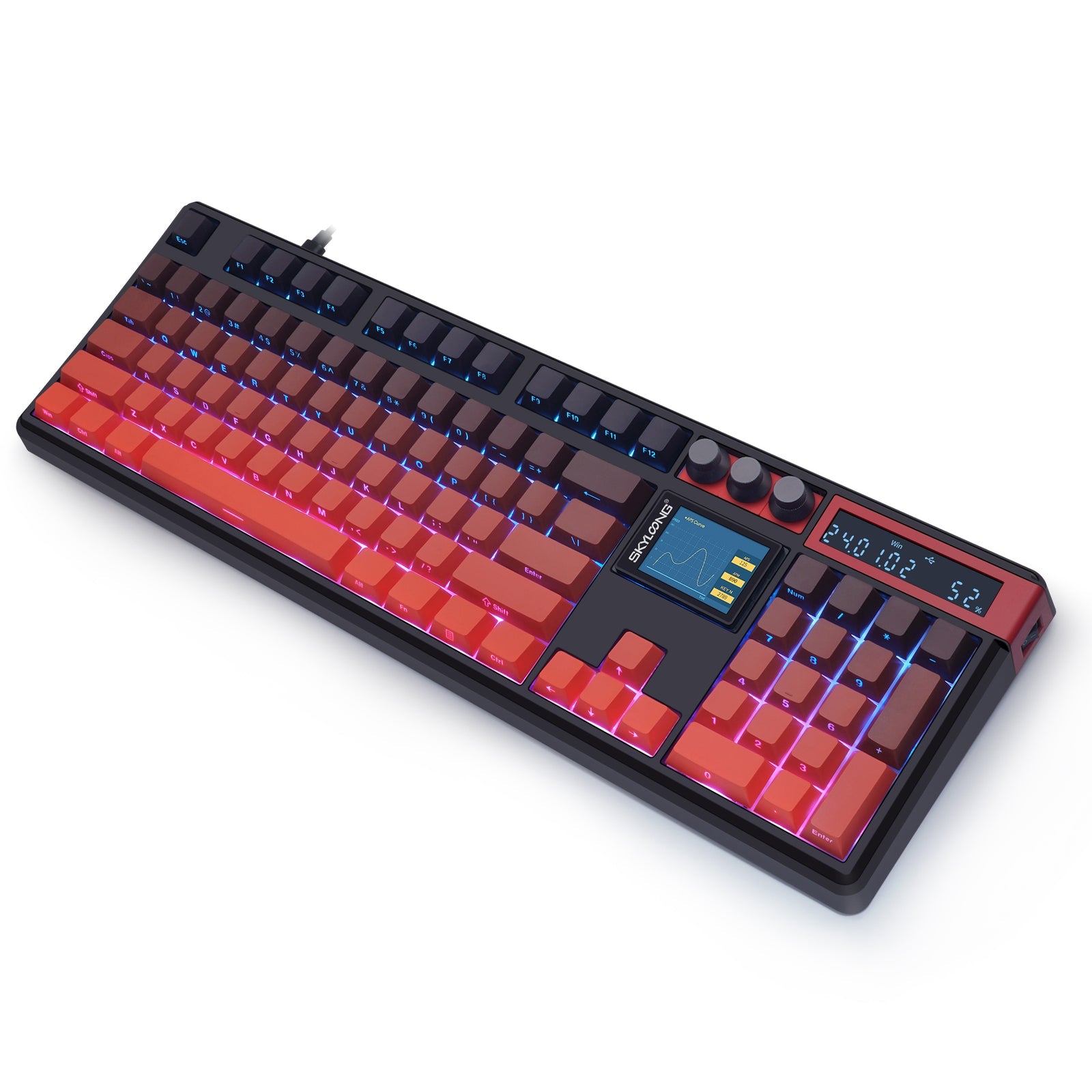 Wireless Mechanical Keyboard Hot-Swappable Side-Engraved  | KeysCaps