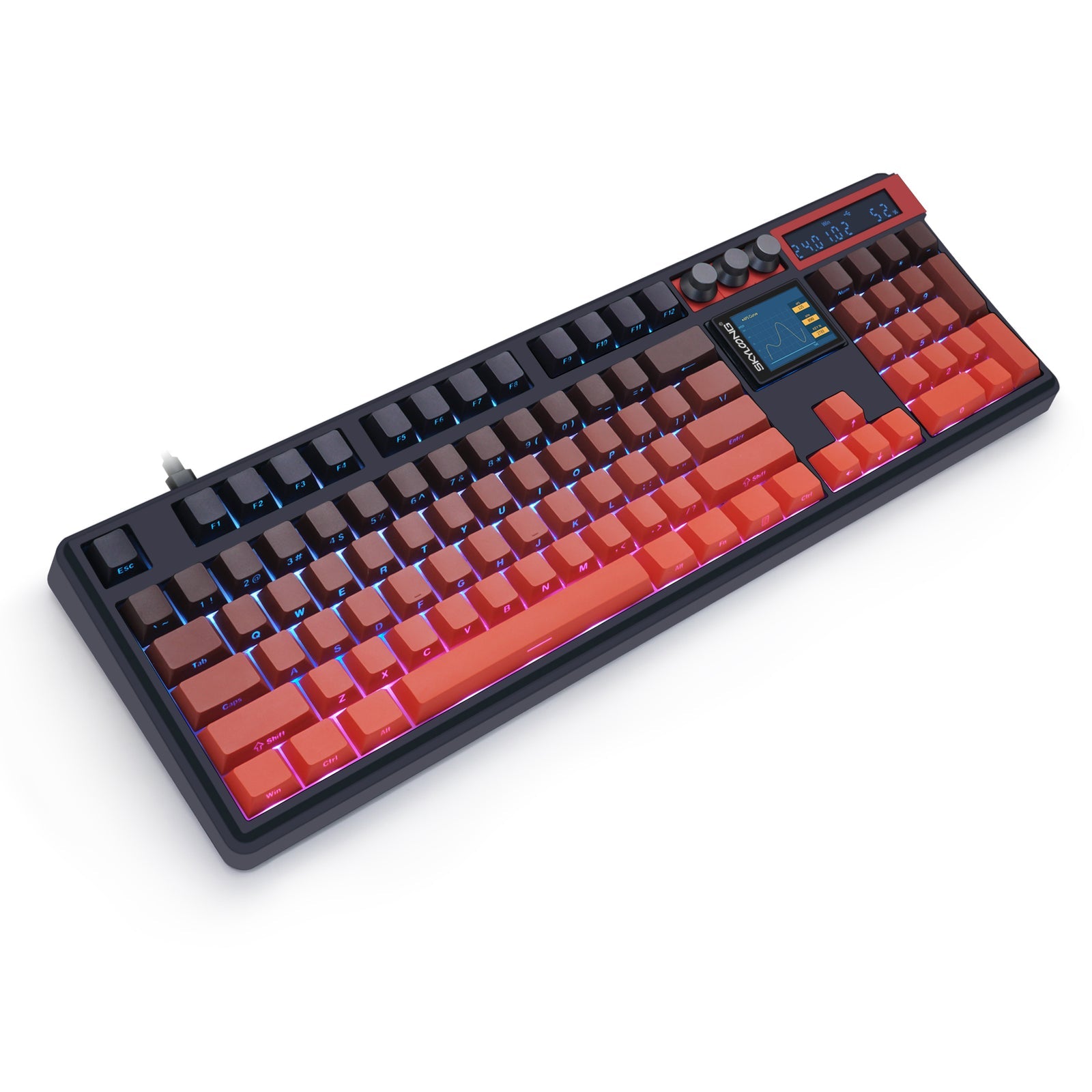 Wireless Mechanical Keyboard Hot-Swappable Side-Engraved  | KeysCaps