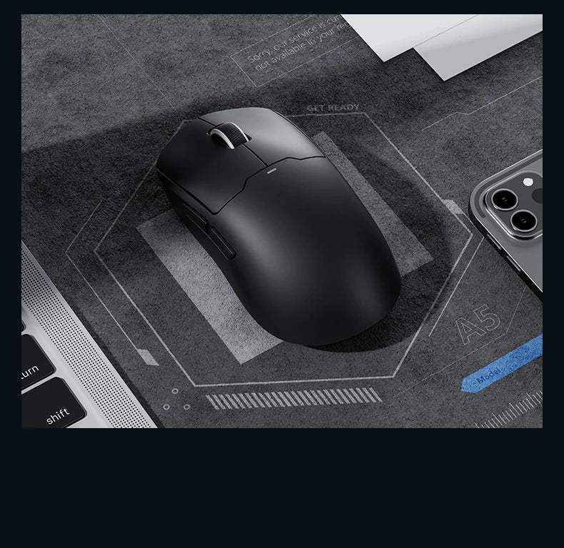 Bluetooth Wireless Gaming Mouse Optical Sensor 4KHz Lightweight - Keys Caps