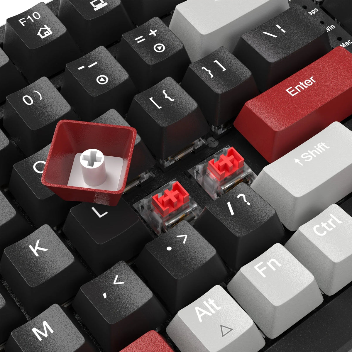 Esports Mechanical Gaming Keyboard Wired with LED Backlit - Keys Caps