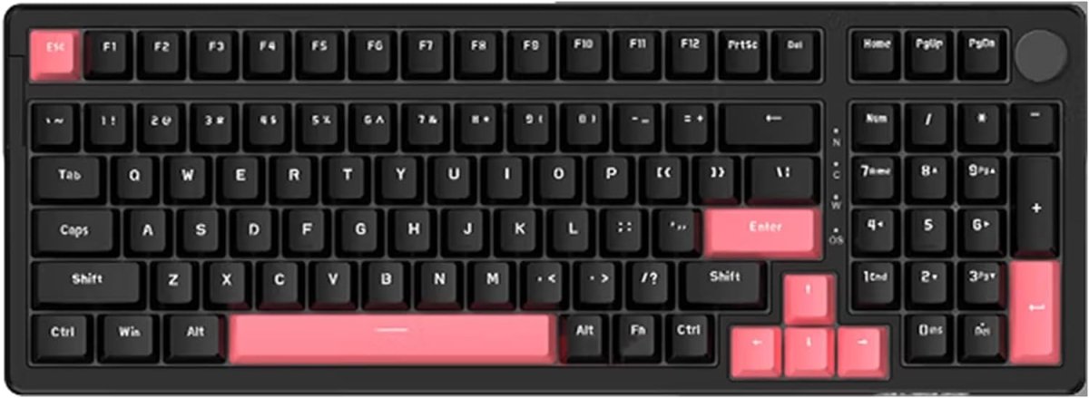 Gaming Hot Swap Mechanical Keyboard 5.0 Wireless - Keys Caps
