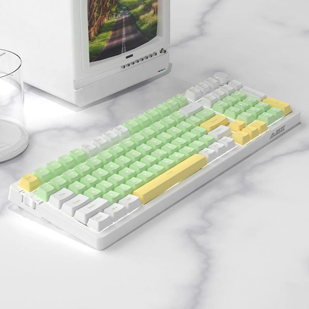 Gaming Hot Swap Mechanical Keyboard 5.0 Wireless - Keys Caps