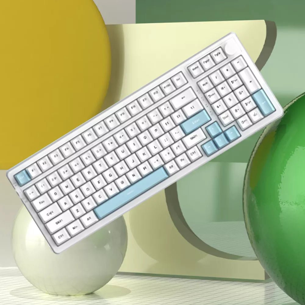 Gaming Hot Swap Mechanical Keyboard 5.0 Wireless - Keys Caps