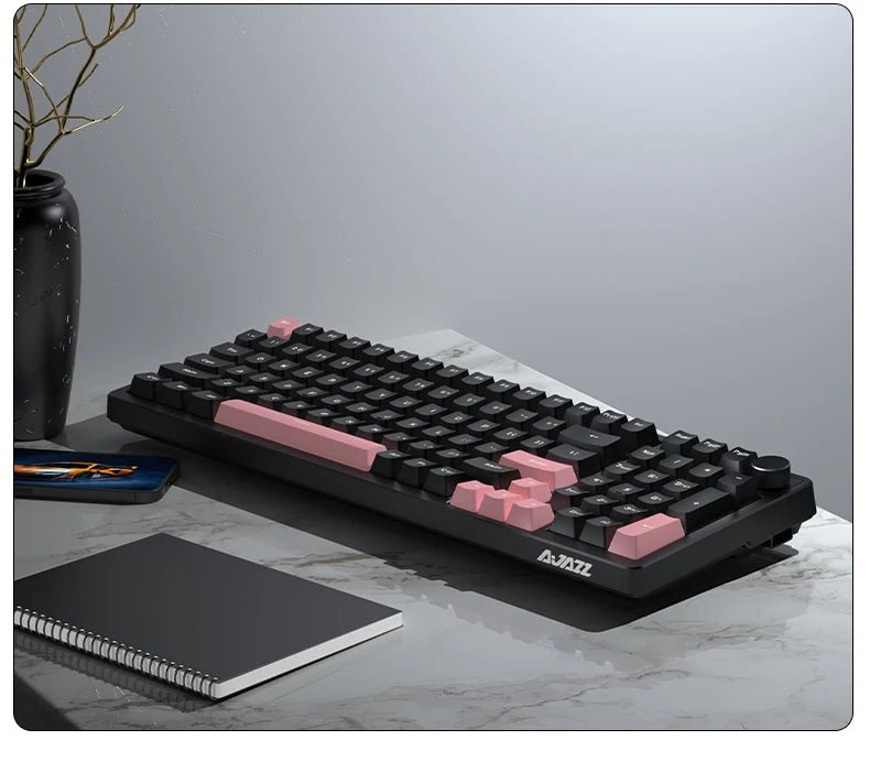 Gaming Hot Swap Mechanical Keyboard 5.0 Wireless - Keys Caps