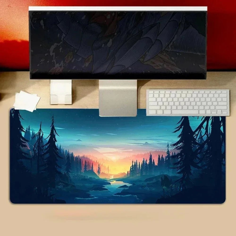 Gaming Lock Edge Keyboard Mousepad - Keys Caps