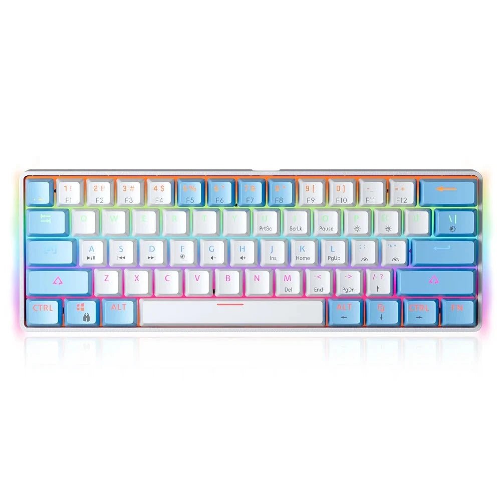 Gaming Mechanical Keyboard Detachable Cable RGB Backlit Hot Swappable - Keys Caps