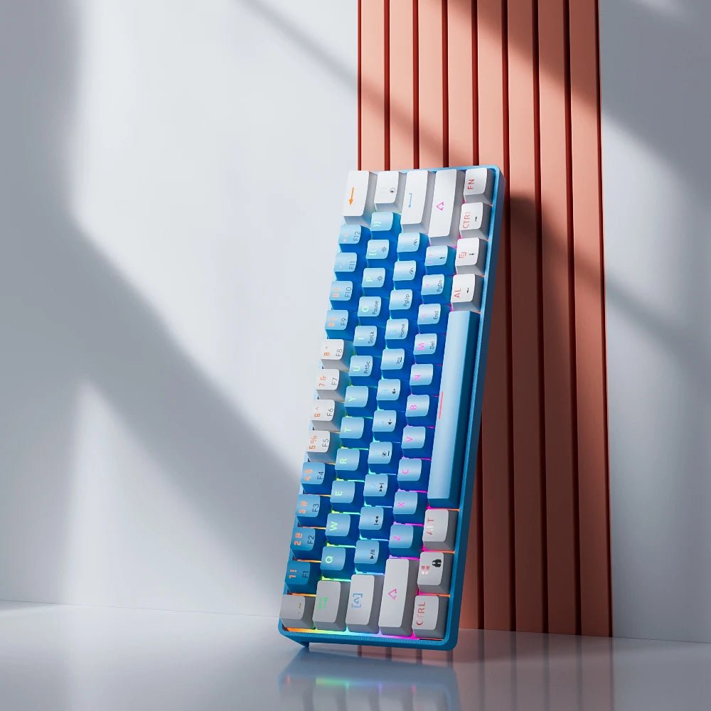 Gaming Mechanical Keyboard Detachable Cable RGB Backlit Hot Swappable - Keys Caps