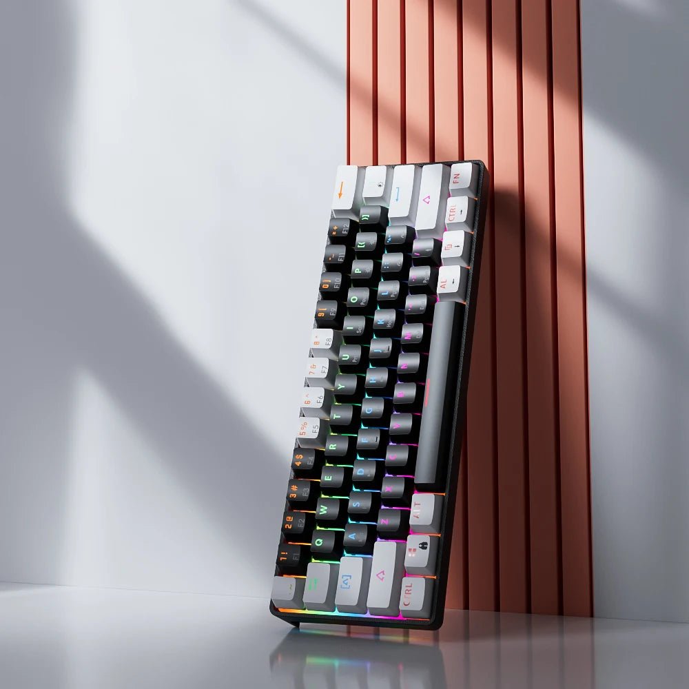 Gaming Mechanical Keyboard Detachable Cable RGB Backlit Hot Swappable - Keys Caps
