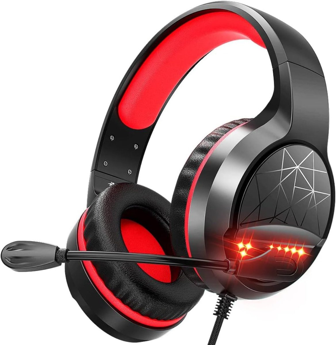 Gaming Noise Cancelling Surround Wired Headset - Keys Caps