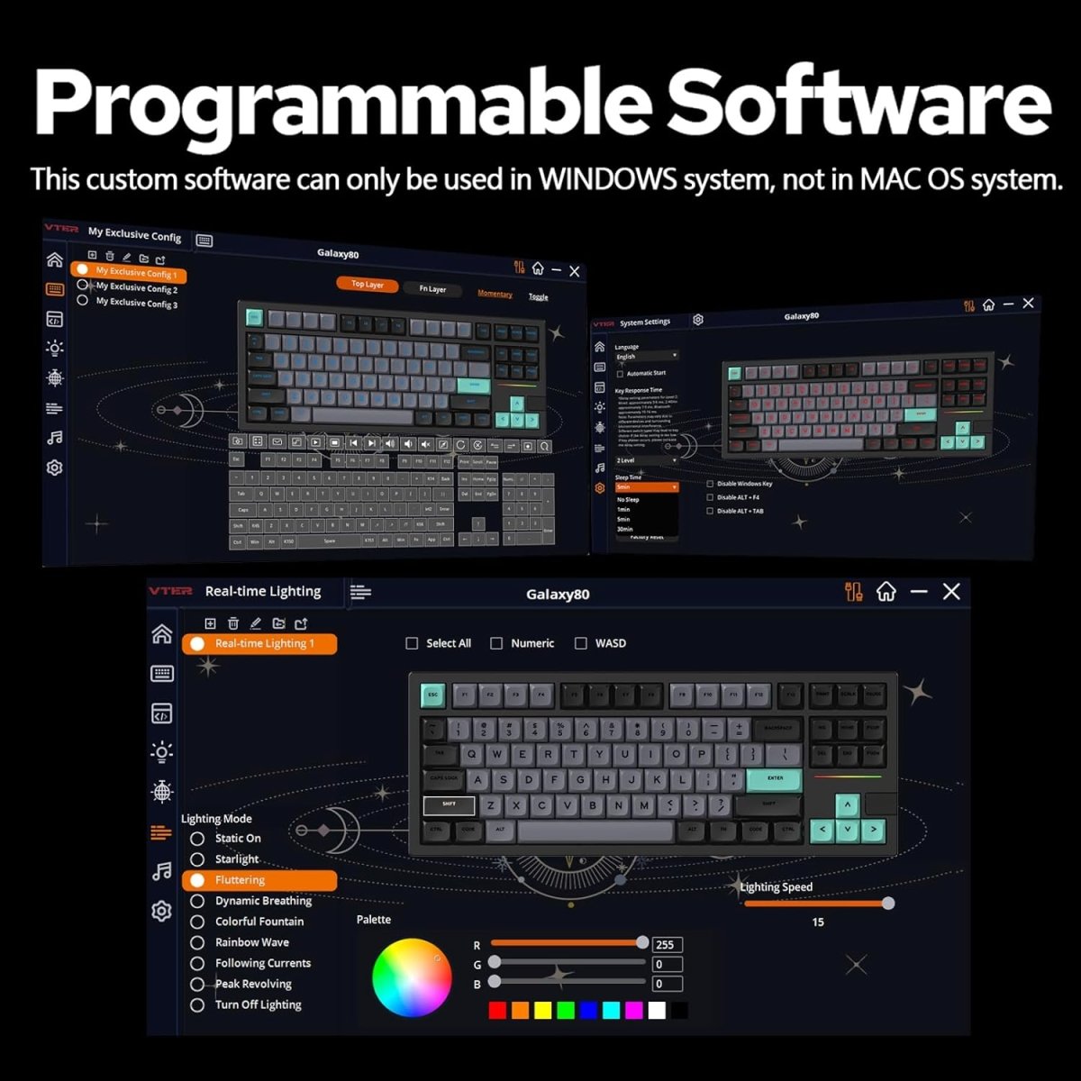 Gaming Wireless Mechanical Keyboard Aluminum Alloy Hot - Swappable Gasket - Mounted - Keys Caps