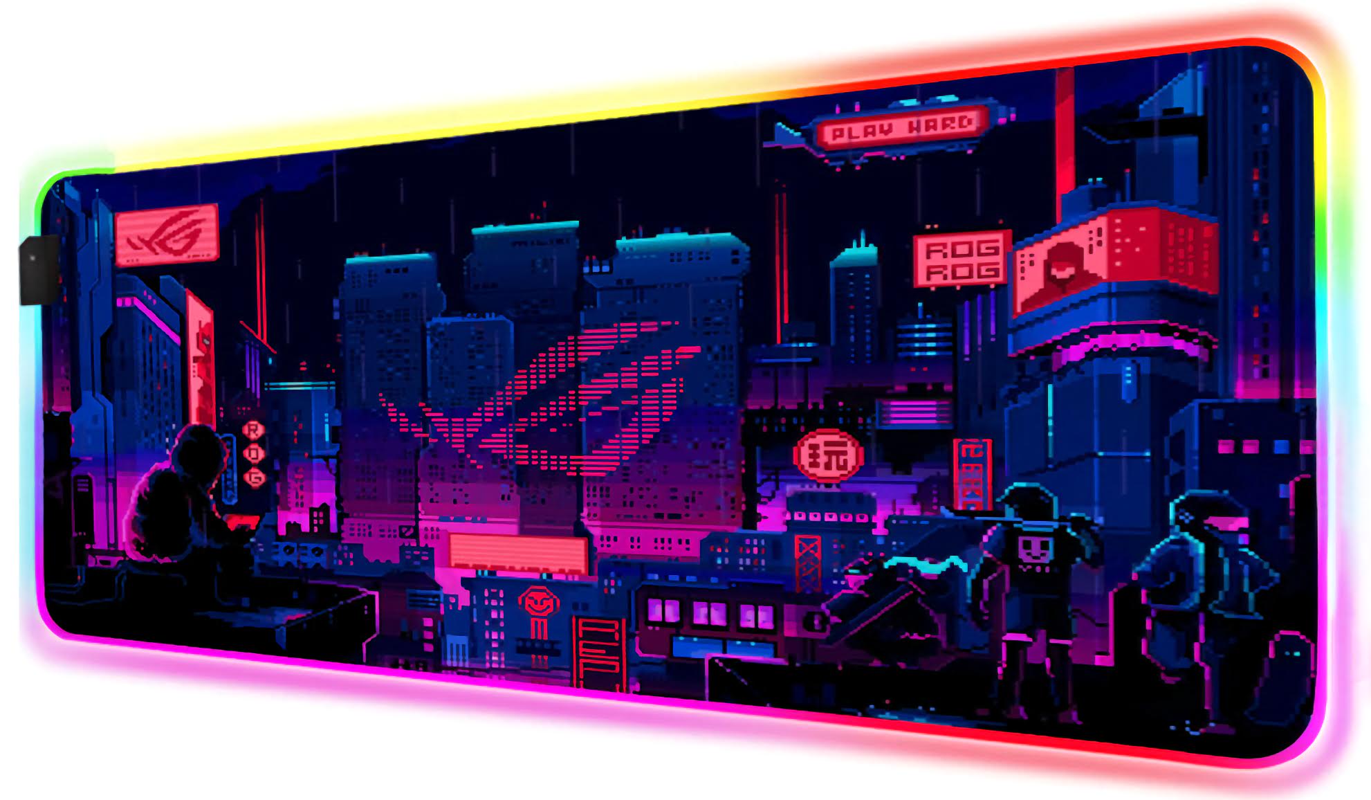 City LED Gaming Mouse Pad - KeysCaps