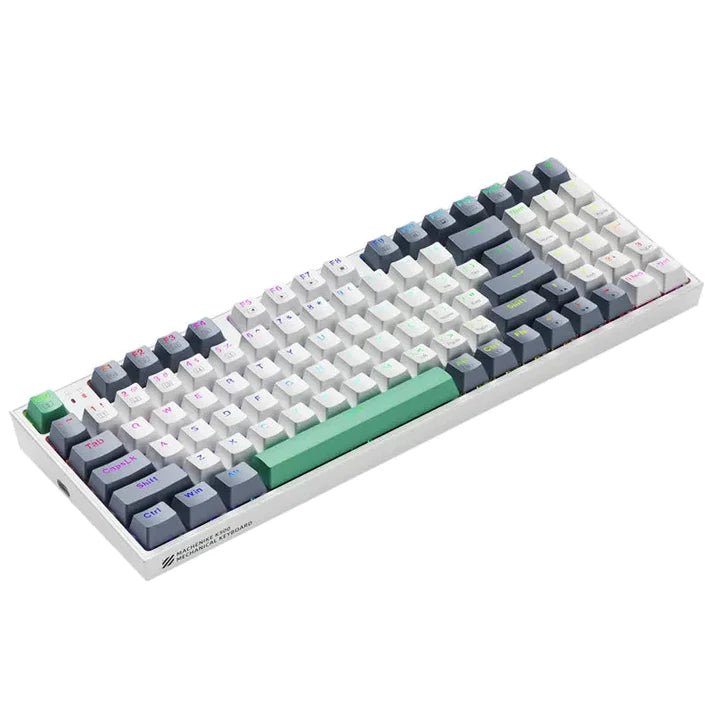 Hot - Swappable Gaming Mechanical Keyboard Wireless 94 Keys - Keys Caps