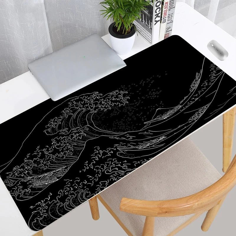 Japan Sea Wave Gaming Soft Mousepad - Keys Caps