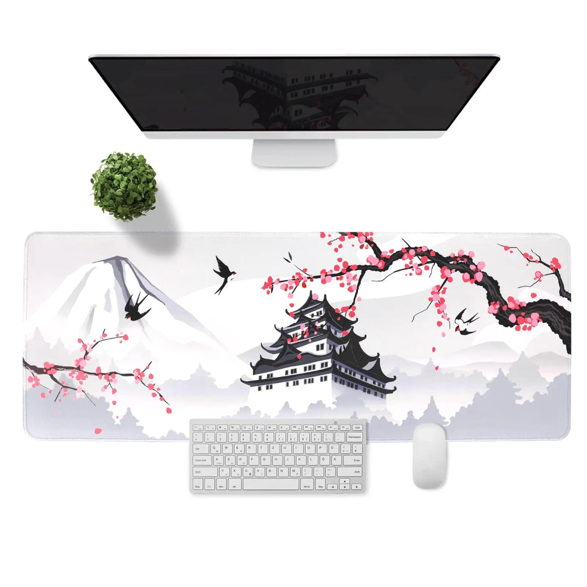 Large mouse pad xxl rubber keyboard mouse carpet anti - slip gamer mouse pad laptop mouse pad - Keys Caps