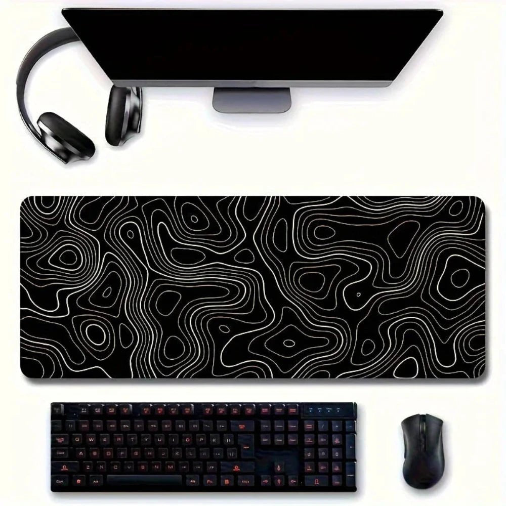 Large Non - Slip Rubber Gaming Mousepad - Keys Caps