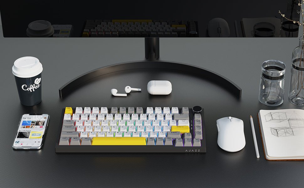 lightweight Wireless Professional Gaming Mouse 26000dpi for PC - Keys Caps