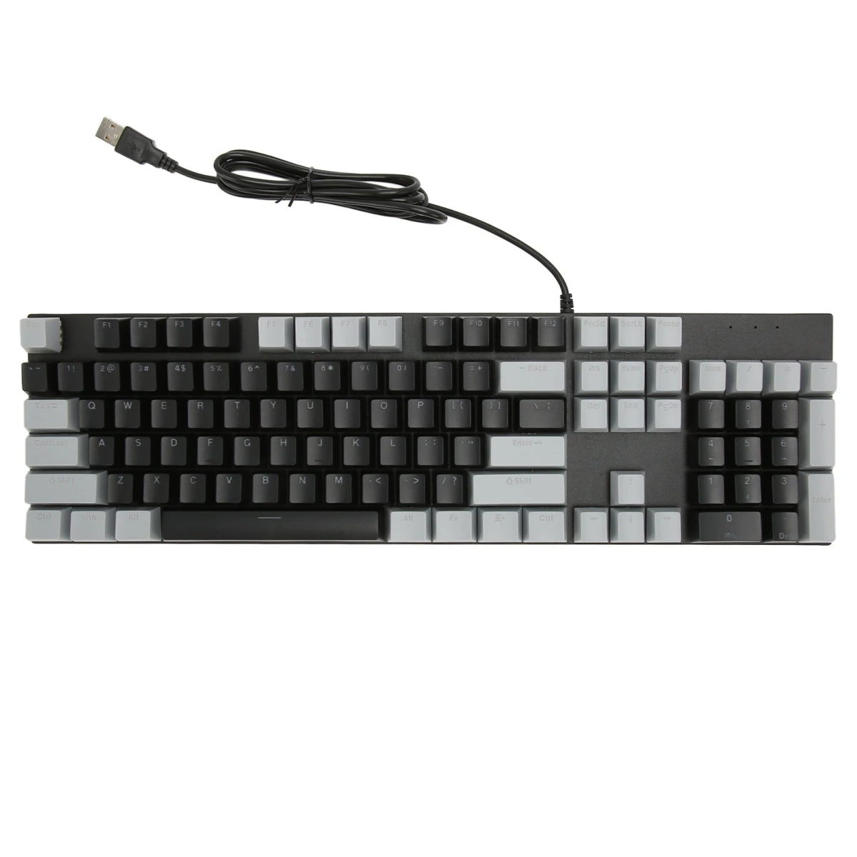 Linear Backlit Wired Mechanical Gaming Keyboard - Keys Caps