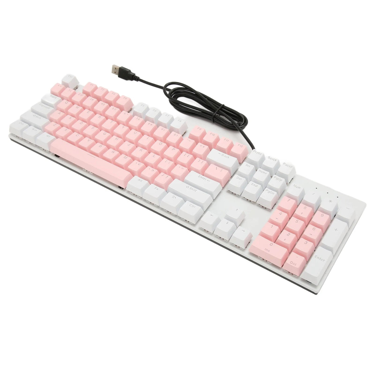 Linear Backlit Wired Mechanical Gaming Keyboard - Keys Caps