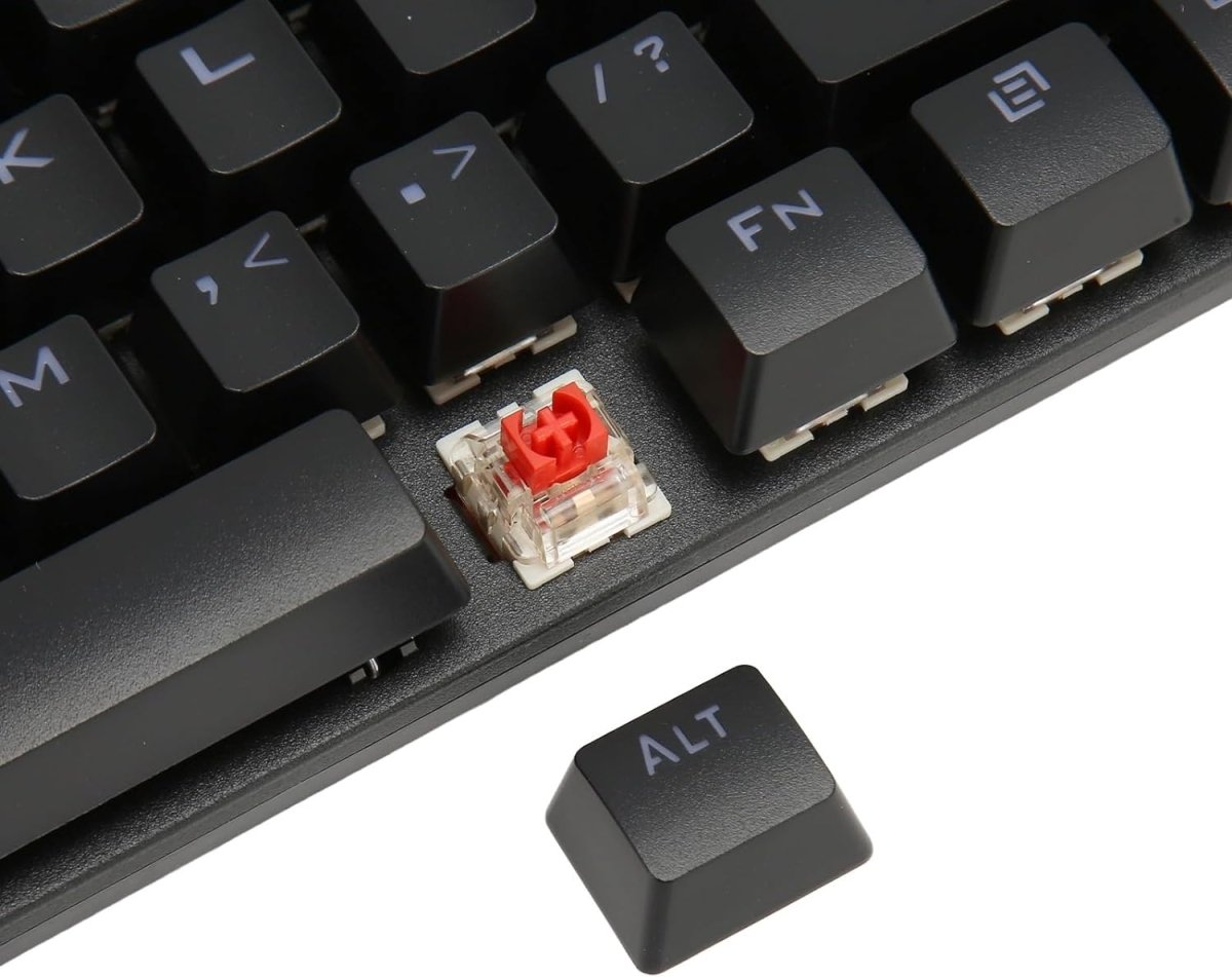 Linear Backlit Wired Mechanical Gaming Keyboard - Keys Caps