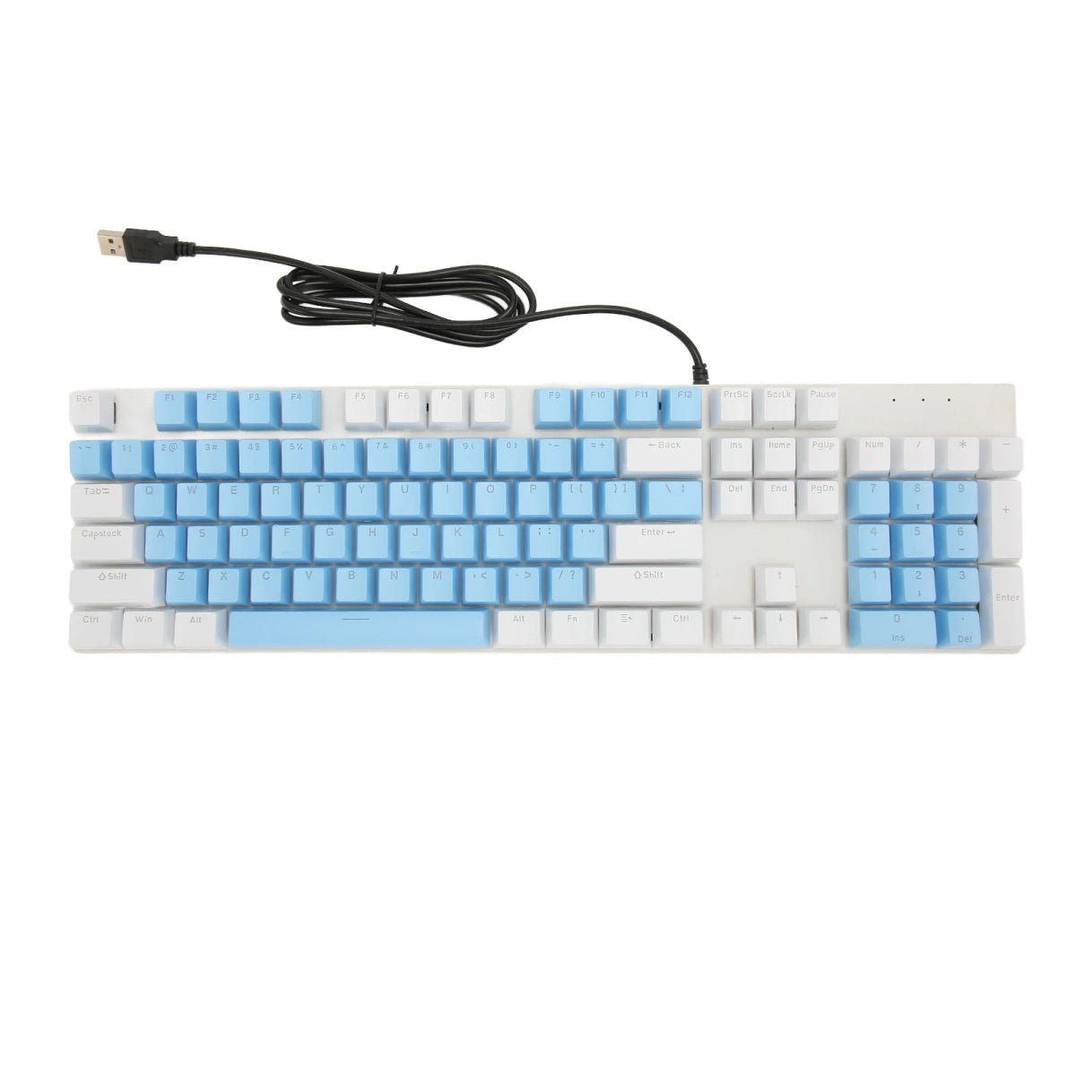 Linear Backlit Wired Mechanical Gaming Keyboard - Keys Caps