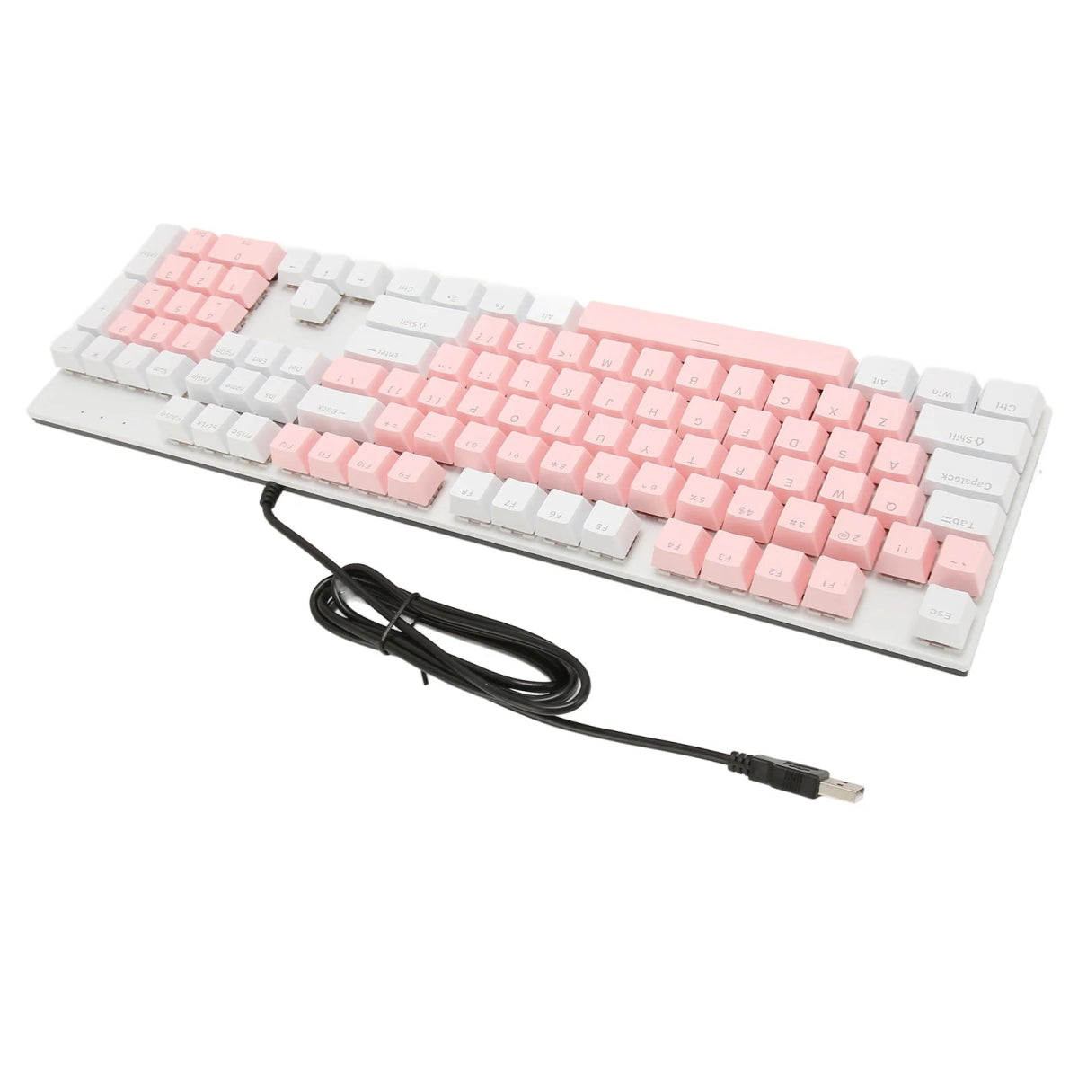 Linear Backlit Wired Mechanical Gaming Keyboard - Keys Caps